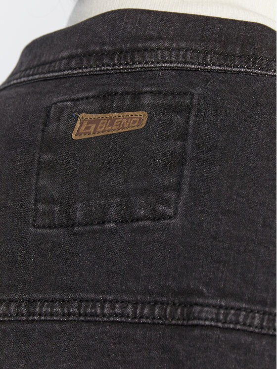 Blend Blend Kurtka jeansowa Naril 20710737 Czarny Regular Fit