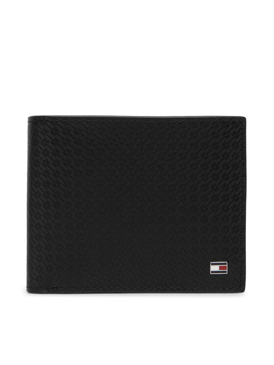 Tommy Hilfiger Tommy Hilfiger Geldbörse Th Emboss Cc And Coin AM0AM14242 Schwarz