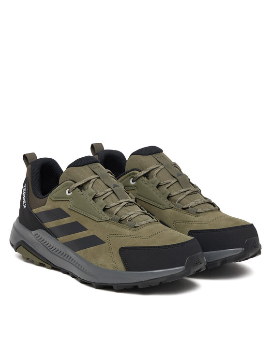 adidas adidas Туристически Terrex Anylander Leather Hiking KJ5211 Зелен