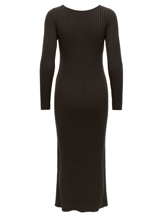 ONLY ONLY Strickkleid Asta 15373788 Braun Regular Fit