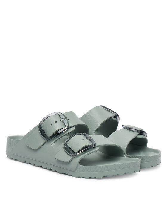 Birkenstock Birkenstock Klapki Arizona Stealth Buckle 1031301 Zielony