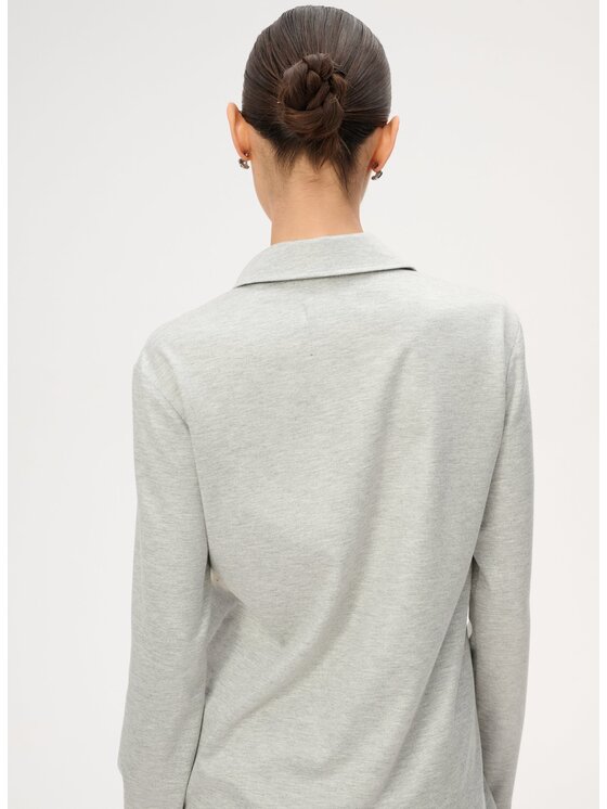 LEBRAND LEBRAND Πουκάμισο Gwyneth Ανοιχτό γκρι Regular Fit