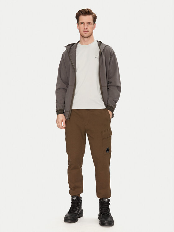 C.P. Company C.P. Company Tričko 18CMTS030A005100W Modrá Regular Fit