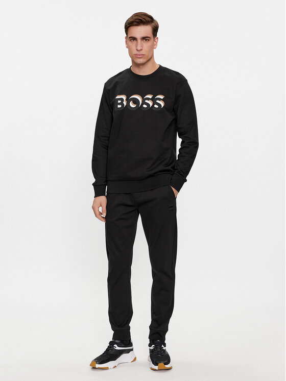 BOSS Boss Bluza Soleri 07 50507939 Czarny Relaxed Fit