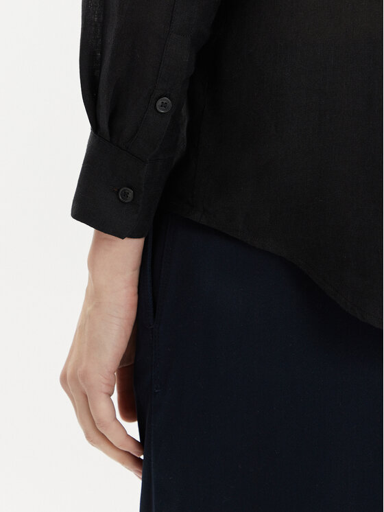 Tommy Hilfiger Tommy Hilfiger Πουκάμισο WW0WW42037 Μαύρο Relaxed Fit