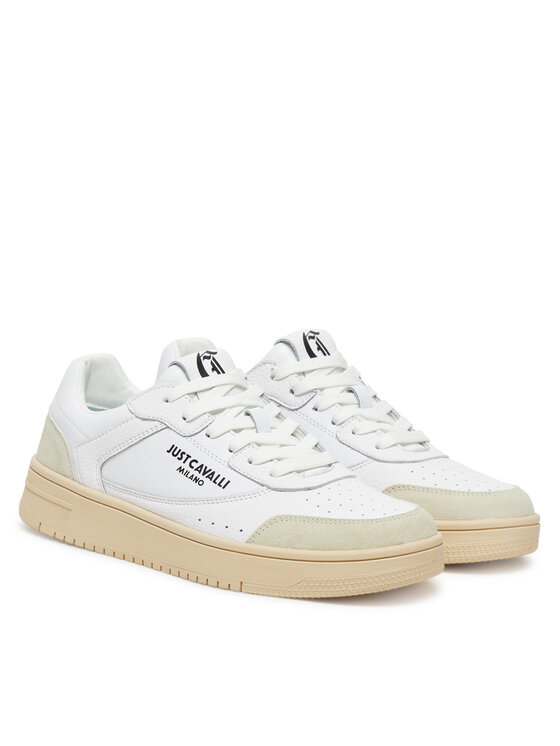 Just Cavalli Just Cavalli Sneakersy 78QA3SM8 ZPA90 Biały