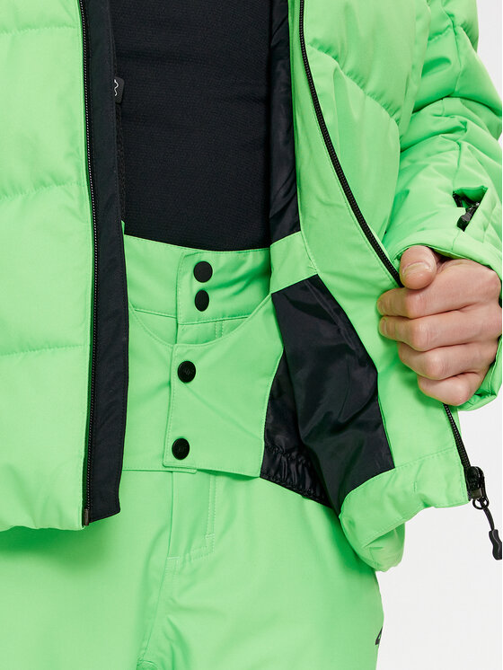 4F 4F Skijacke 4FAW23TTJAM307 Grün Regular Fit