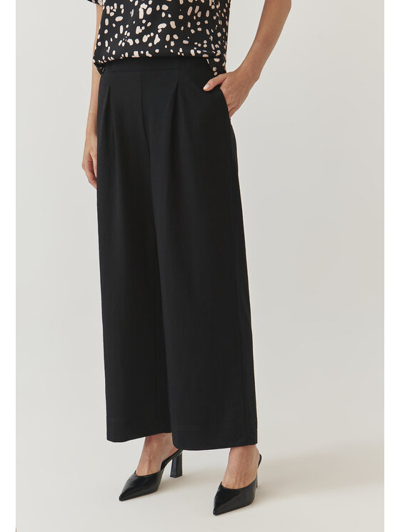 TATUUM TATUUM Spodnie materiałowe SAVANNA Czarny Loose Fit