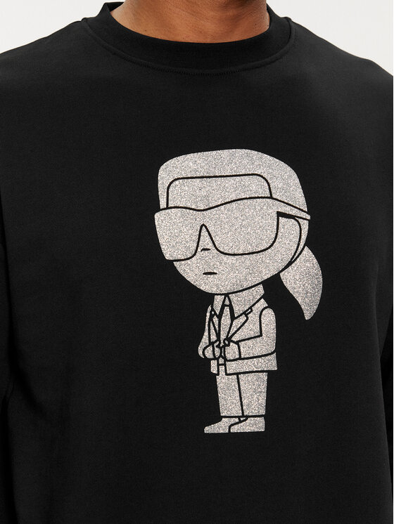 KARL LAGERFELD KARL LAGERFELD Mikina 705430 542941 Čierna Regular Fit