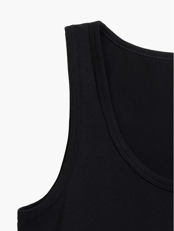 Atlantic Atlantic Top basic Czarny Regular Fit