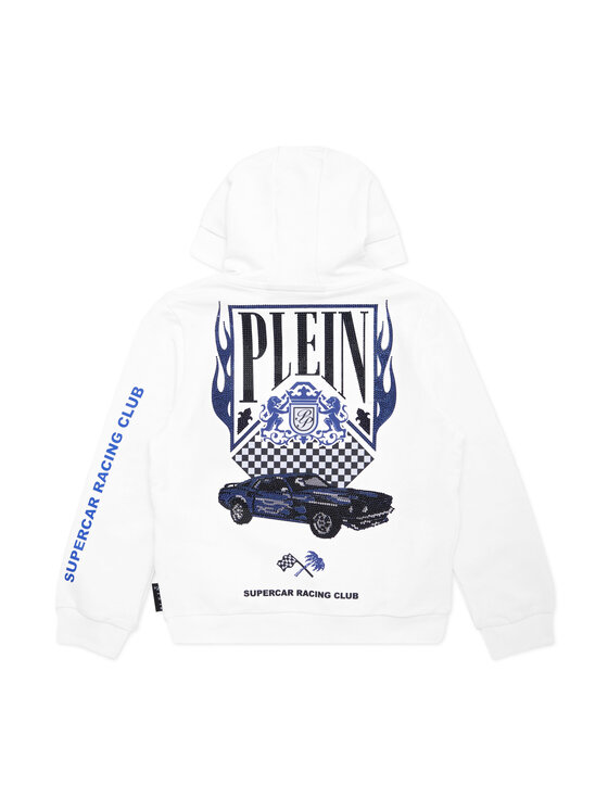 PHILIPP PLEIN PHILIPP PLEIN Bluza 28195 Biały Regular Fit