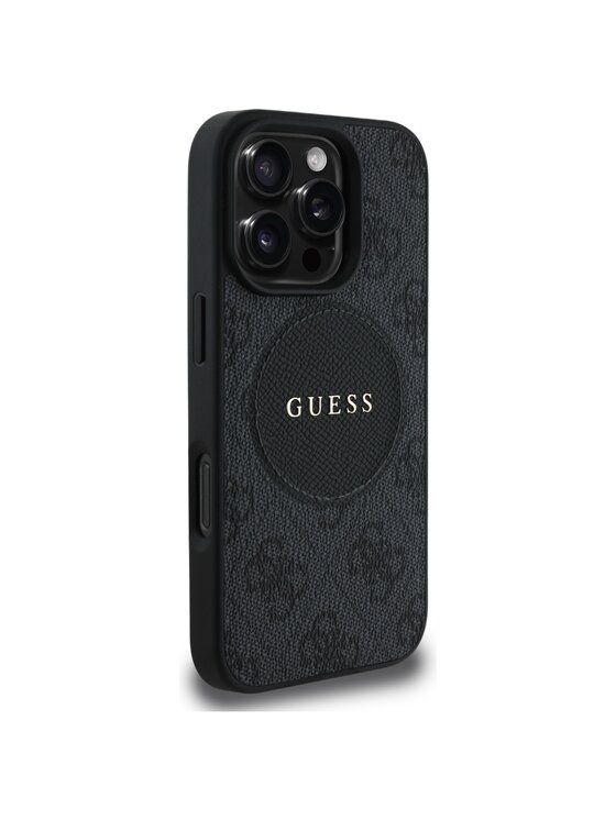 Guess Guess Etui na telefon iPhone 16 Pro Czarny
