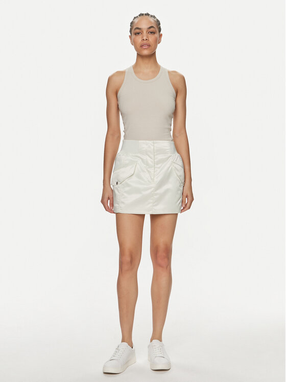 Calvin Klein Calvin Klein Τοπ K20K206554 Μπεζ Slim Fit