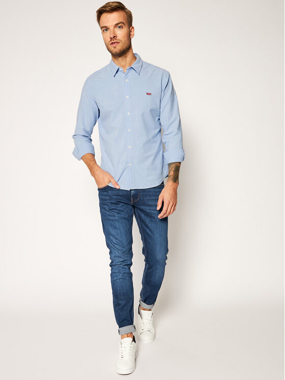 Levi's® Levi's® Cămașă Ls Battery Hm 86625-0005 Albastru celest Slim Fit