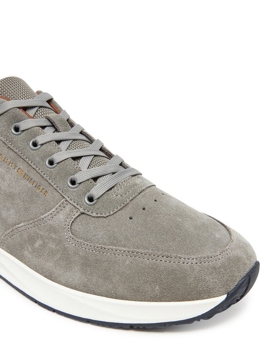 Tommy Hilfiger Tommy Hilfiger Sneakersy Premium Suede Hybrid FM0FM05690 Szary