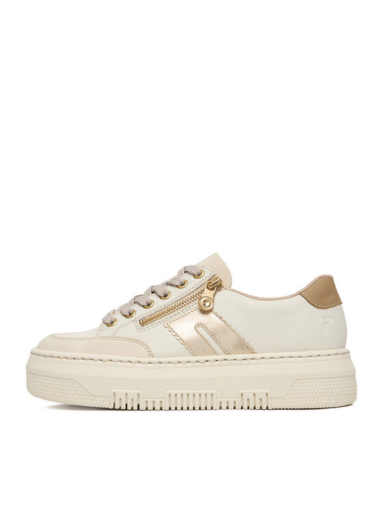 Rieker Rieker Sneakersy M1912-80 Écru