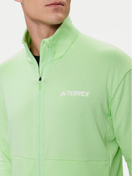 adidas adidas Технічний світшот Terrex Multi Light IQ3741 Зелений Slim Fit