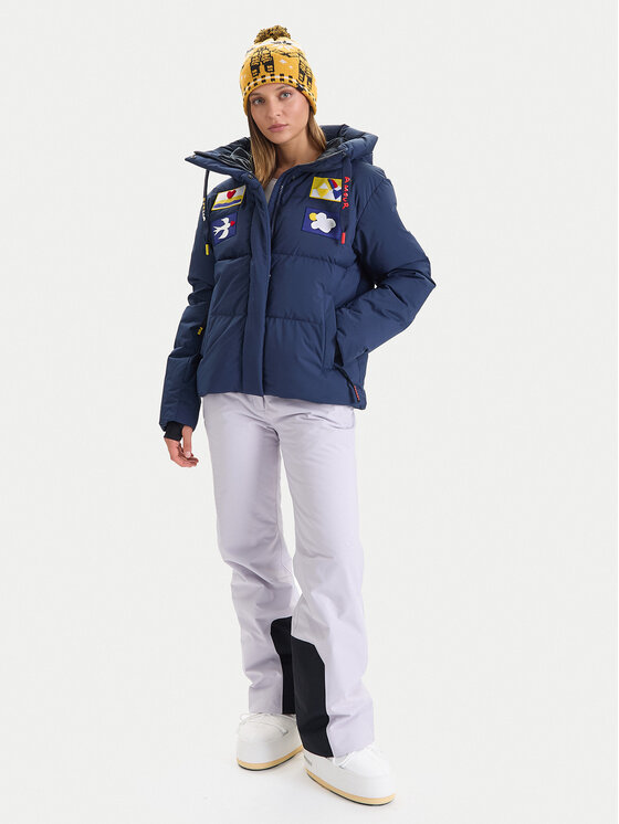 Rossignol Rossignol Kurtka narciarska Jcc All Snow RLOWJ21 Granatowy Relaxed Fit