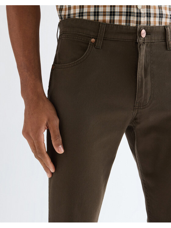 Wrangler Wrangler Jeansy GREENSBORO Brązowy Straight Leg