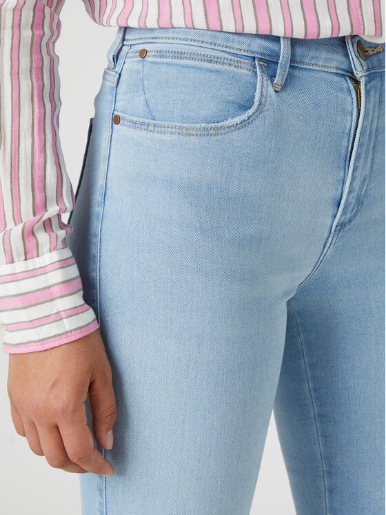 Wrangler Wrangler Jeansy W26LCY37L 112332358 Błękitny Slim Fit