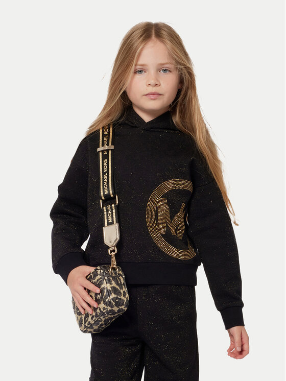 MICHAEL KORS KIDS Majica Dugih Rukava R30154 D Crna Regular Fit