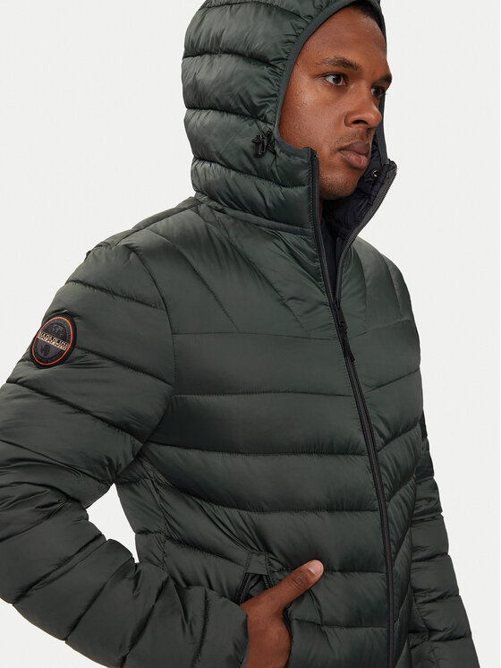 Napapijri Napapijri Kurtka zimowa Aerons NP0A4GJO Zielony Regular Fit