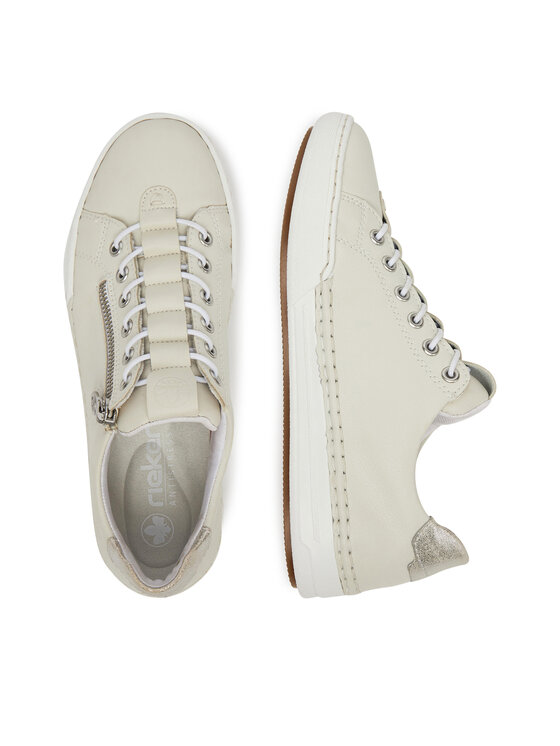 Rieker Rieker Sneakersy L7250-80 Écru