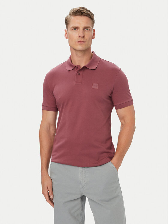 BOSS Tricou polo Passenger 50507803 Vișiniu Regular Fit