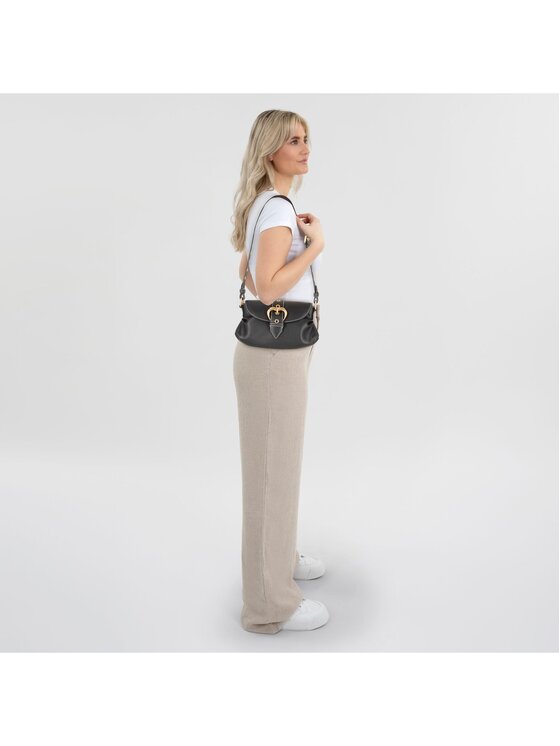 PINKO PINKO Borsa JOLENE SHOULDER MINI VITELLO CRYSTAL+ VELE E OCCHIELLI 102802 A1W9 Nero
