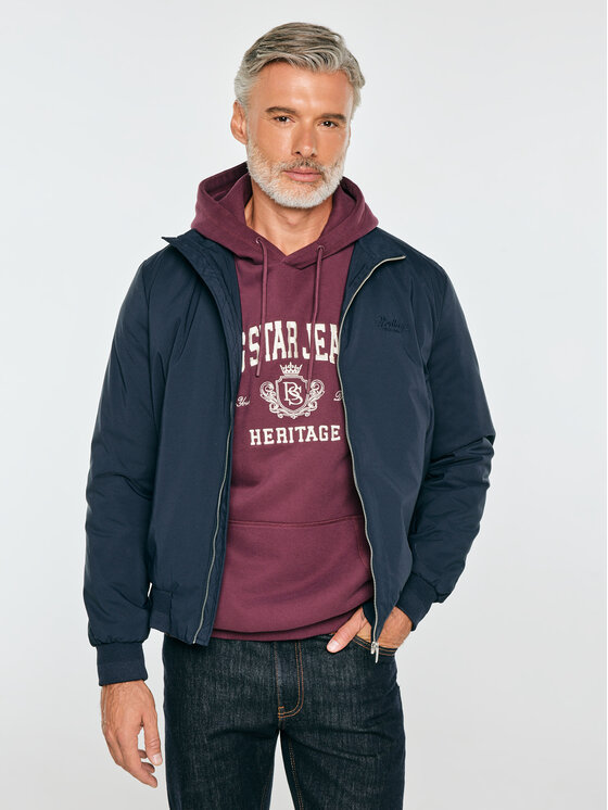 BIG STAR BIG STAR Kurtka zimowa BRINLEY Granatowy Basic Fit