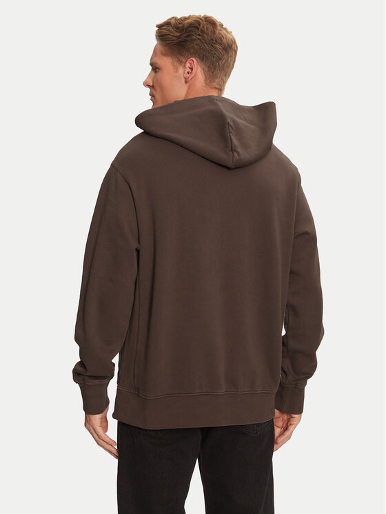 Levi's® Levi's® Mikina Authentic A8435-0011 Hnedá Relaxed Fit