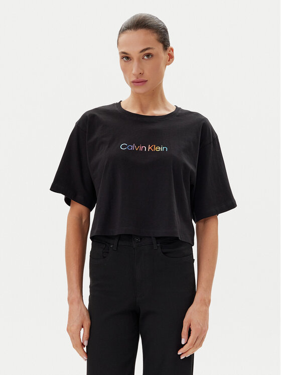 Calvin Klein Underwear Calvin Klein Underwear T-Shirt LV00QS7470 Černá Boxy Fit