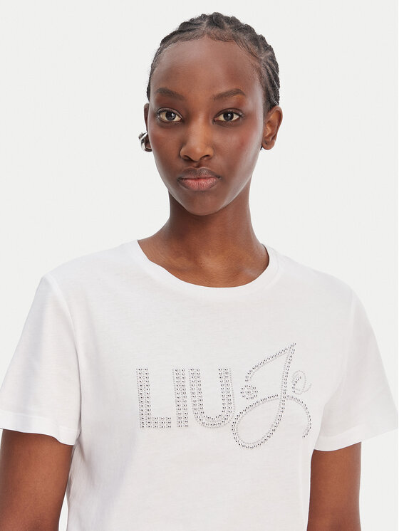 Liu Jo Liu Jo Tričko WA6491 JS923 Biela Regular Fit