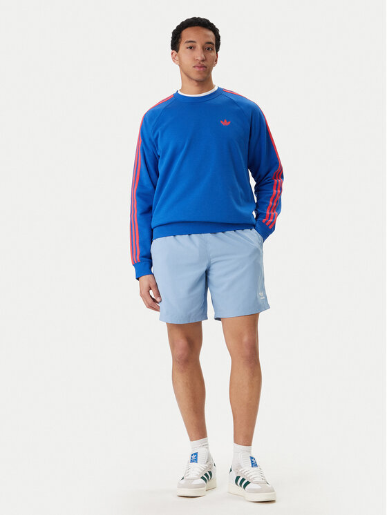 adidas adidas Mikina 3-Stripes KE2426 Modrá Regular Fit