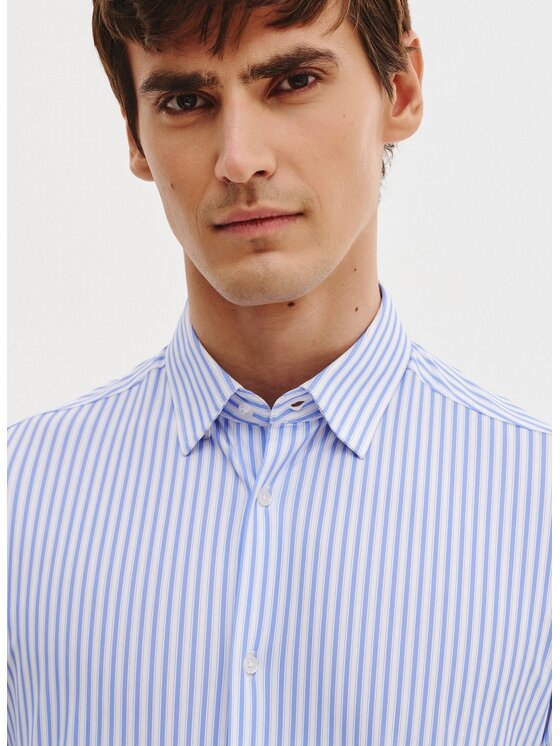 Pako Lorente Pako Lorente Koszula P25SF-1X-029 Niebieski Slim Fit