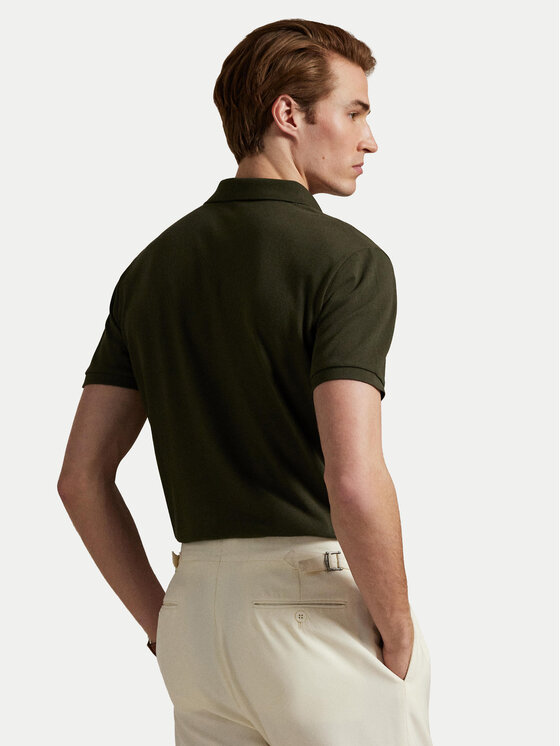 Polo Ralph Lauren Polo Ralph Lauren Polo 710680784197 Zielony Custom Slim Fit