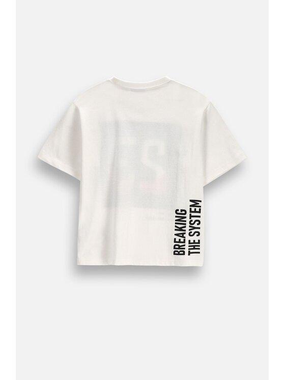 Coccodrillo Coccodrillo T-Shirt ZC6143201SBJ-003 Krémová Regular Fit
