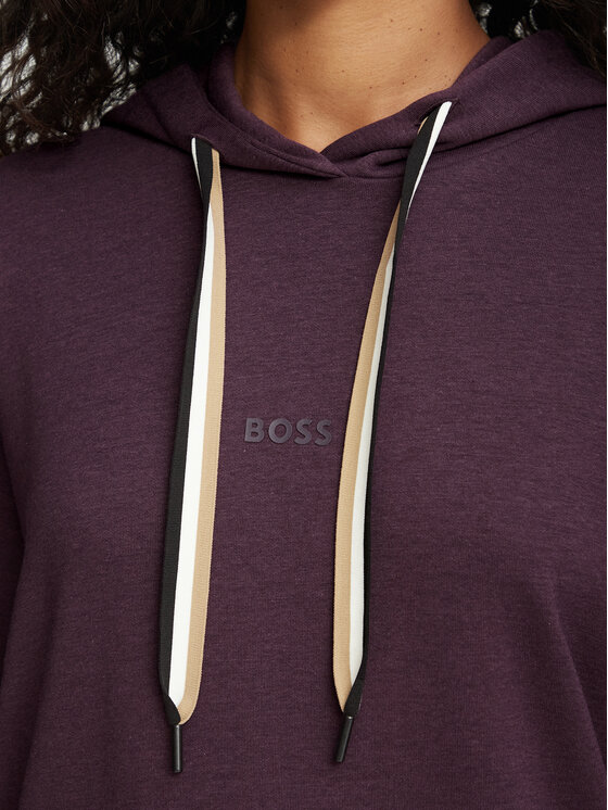 BOSS BOSS Bluza CP Stripe 50524760 Fioletowy Regular Fit