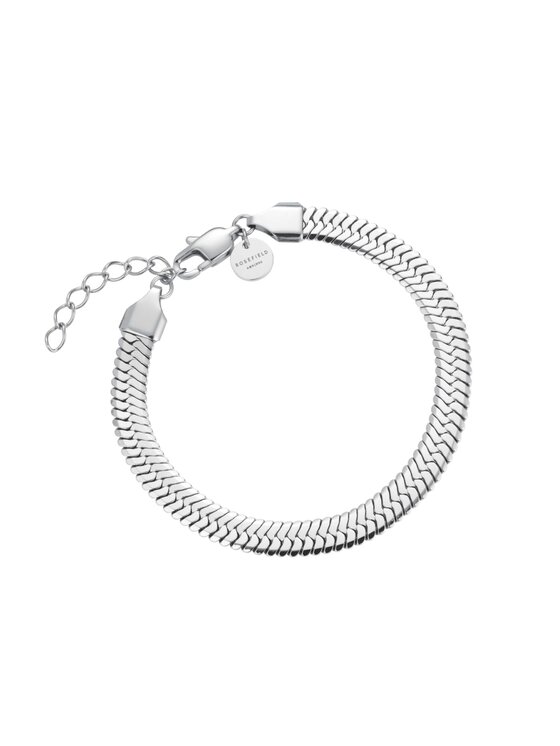 Rosefield Rosefield Bransoletka Snake Evolution Collection Srebrny