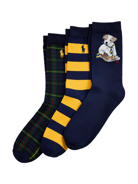 Polo Ralph Lauren Polo Ralph Lauren 3er-Set hohe Kindersocken 444P03154001 Bunt