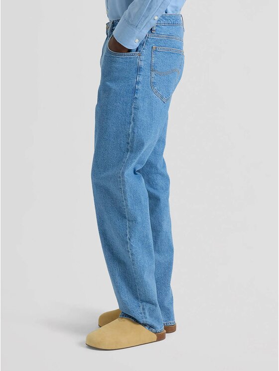 Lee Lee Jeansy ASHER Niebieski Loose Fit
