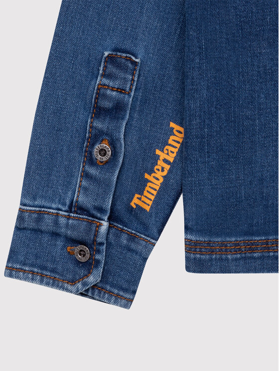 Timberland chemise en jean T25T52 M Bleu Regular Fit