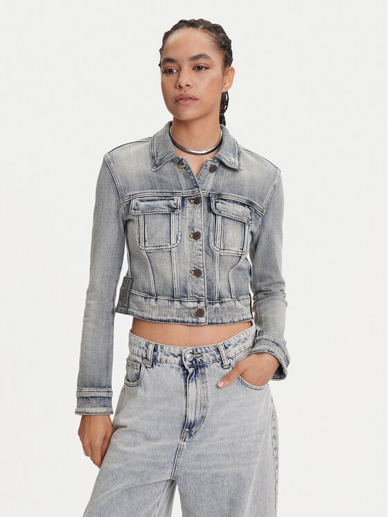 Miss Sixty Miss Sixty Geacă de blugi 6S1WJ50100 Albastru Slim Fit