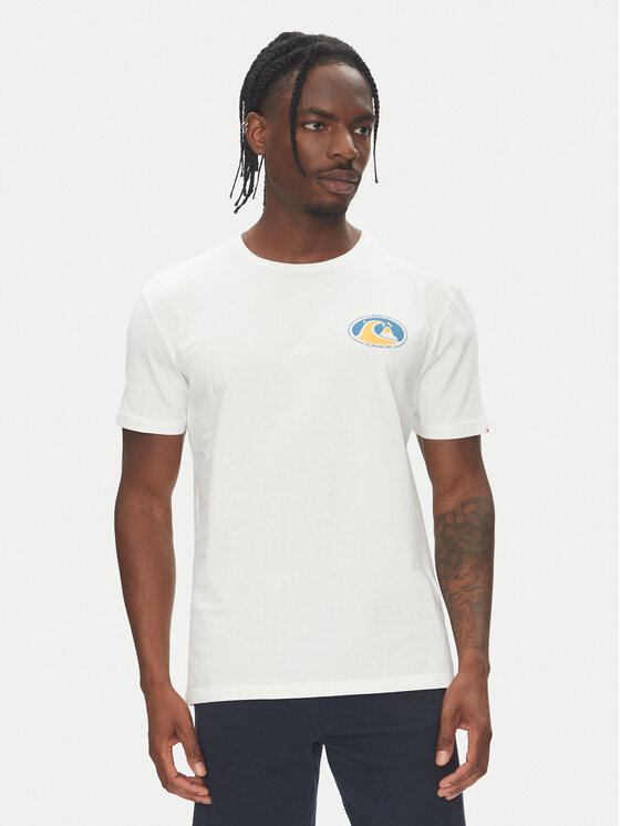 Quiksilver Quiksilver Футболка Ev Flower Chaos Ss EQYZT08050 Білий Regular Fit