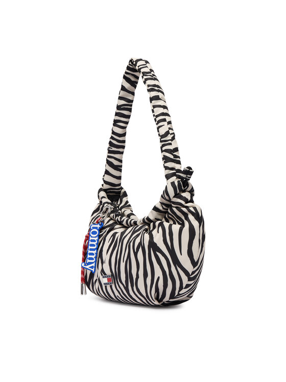 Tommy Jeans Tommy Jeans Torebka Tjw Icon Charms Zebra Shlder Bag AW0AW18882 Biały