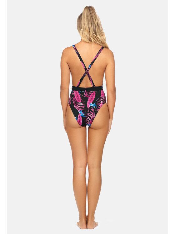 Miss Lou Miss Lou Costume da bagno ML023 Nero