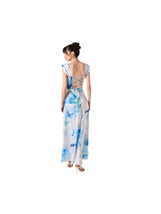 Rinascimento Rinascimento Φόρεμα βραδινό Abito donna Γαλάζιο Regular Fit