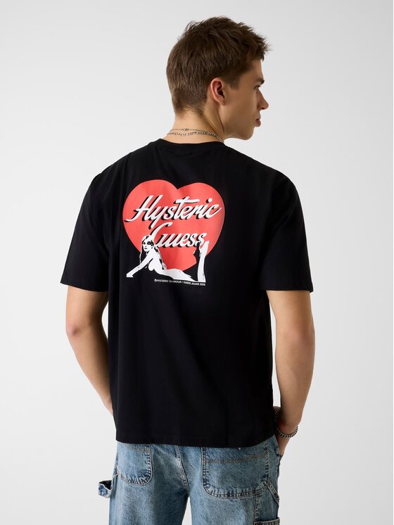 Guess Jeans Guess Jeans T-Shirt 182489 Černá Classic Fit