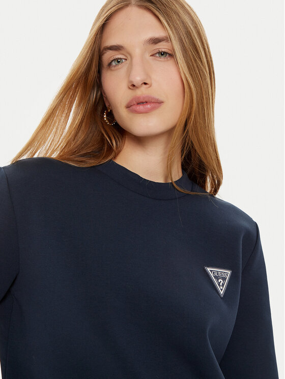 Guess Guess Felpa V4BQ23 KBCK2 Blu scuro Regular Fit