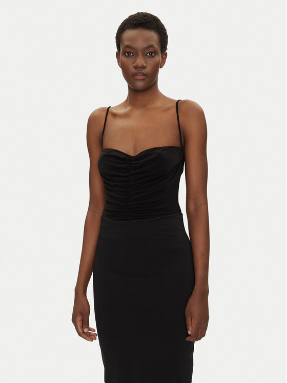NORMA KAMALI Body KK424XPLH21001 Nero Slim Fit, taglia : XS